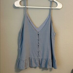 Everly Blue Sleeveless Top